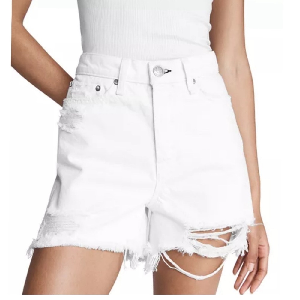 NWT Maya High-Rise Shorty Short - Summer white size 30